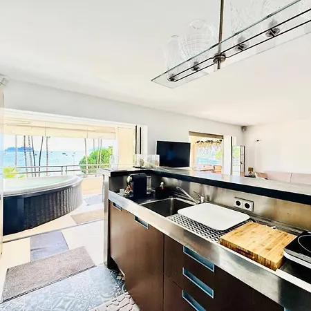 Suite Prestige Croisette Vue Mer Avec Terrasse 아파트 칸느