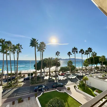 아파트 Suite Prestige Croisette Vue Mer Avec Terrasse 칸느